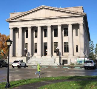 South side of the Insurance Building after the cleaning