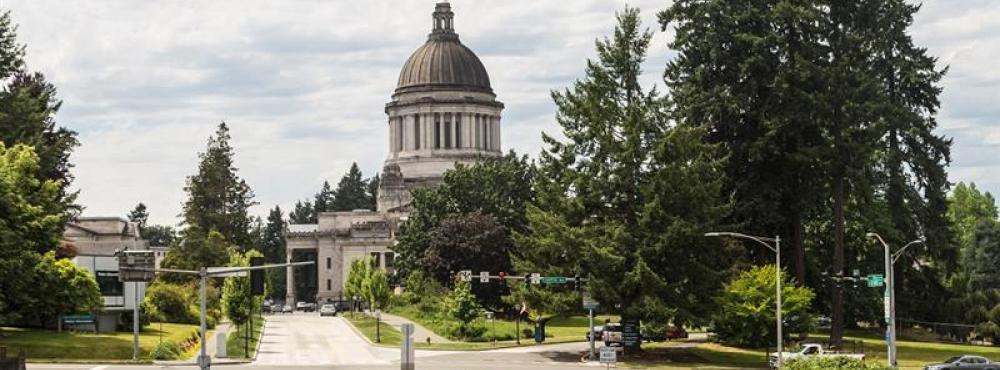 Exit of the 14th Avenue tunnel is Olympia, with Capitol in the background